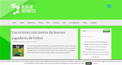 Desktop Screenshot of blogdedeporte.com