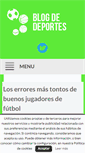 Mobile Screenshot of blogdedeporte.com